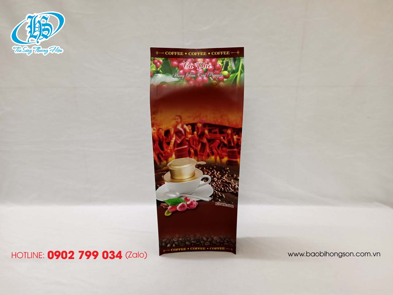 Túi cà phê 3 lớp 21